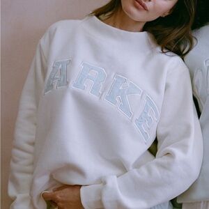 PARKE BRIDAL EDIT VARSITY MOCKNECK IN HONEYMOON